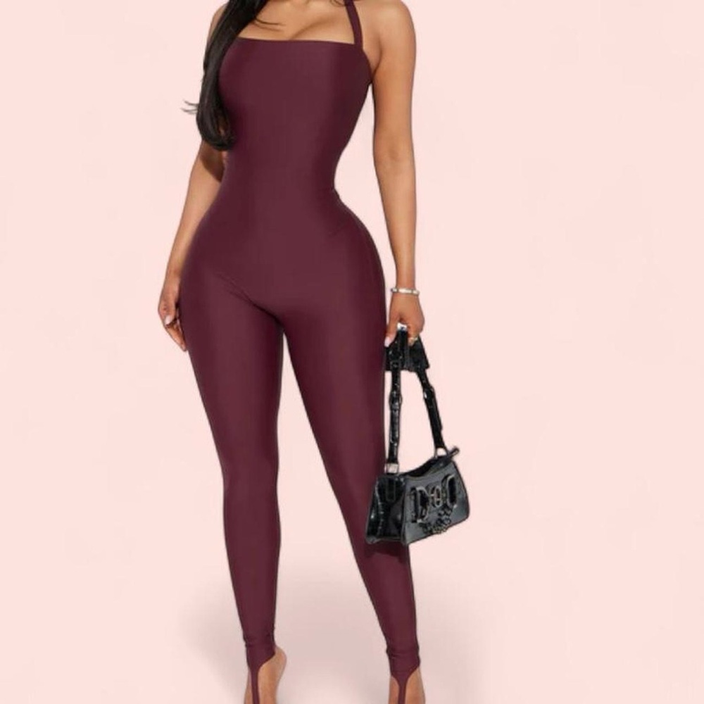 Fashion Nova Chic Plum Jumpsuit